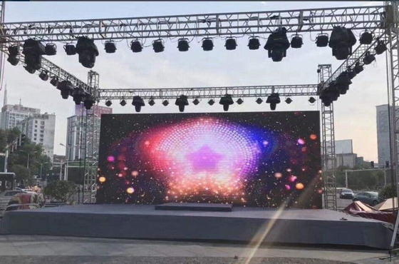 IP43 Full Color Bending Indoor LED Display Screen Video Wall With Magnet Inside